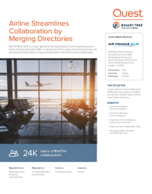 Major airline streamlines collaboration by merging directories