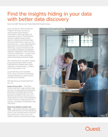 Making data discovery easy with Toad Data Point and Qlik Sense