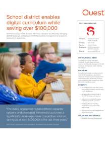 School district enables digital curriculum while saving $100,000