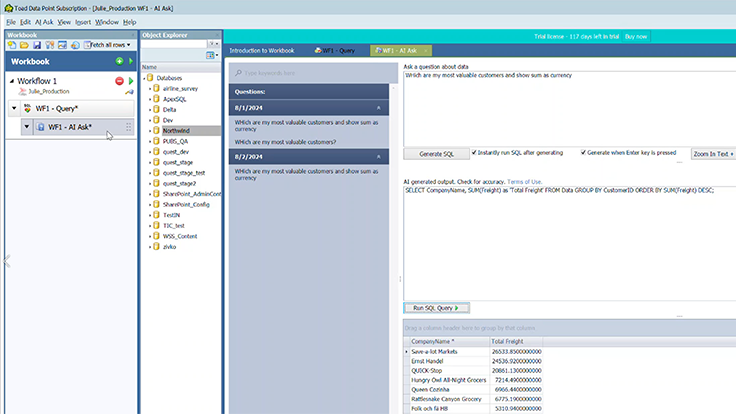 Streamline analysis with AI