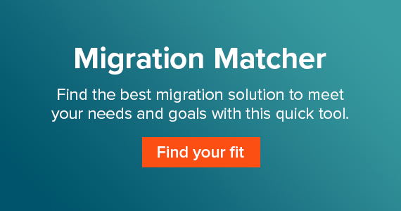 start migration matcher tool