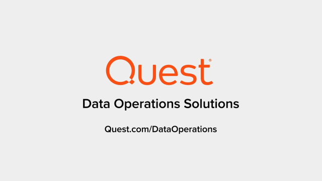 Elevate your data operations with Quest
