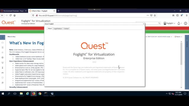 How to upgrade from Foglight for Virtualization  8.8.5 to Foglight Evolve