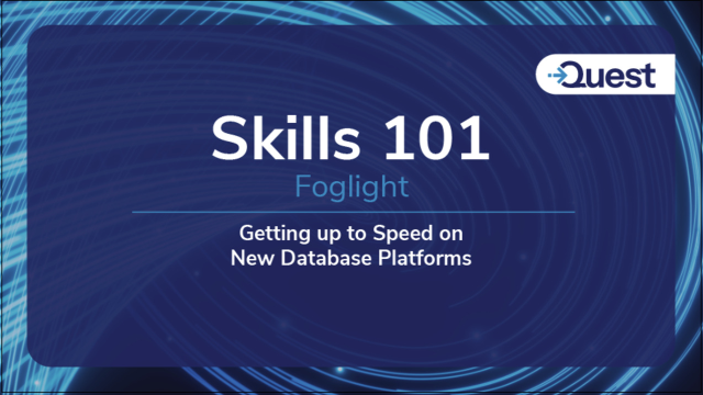 Getting up to Speed on New Database Platforms 