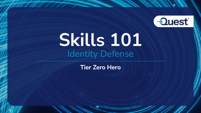 Skills 101: Identity Defense - Tier Zero Hero